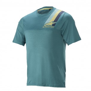 Maillot Alps 4.0 m/c Esmeralda cl/Az/Vrd