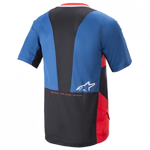 Maillot Drop 8.0 m/c Az Mid/Rj brill