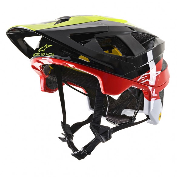 Casco Vector Tech Pilot Neg/Am fl/Rj
