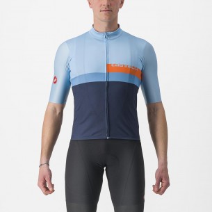 Maillot A Blocco Az Baby/Escarlata lava