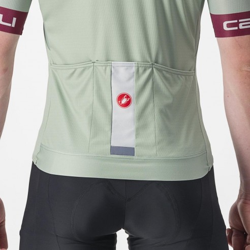 Maillot Entrata VI Vrd Defender/Burdeos/Plt