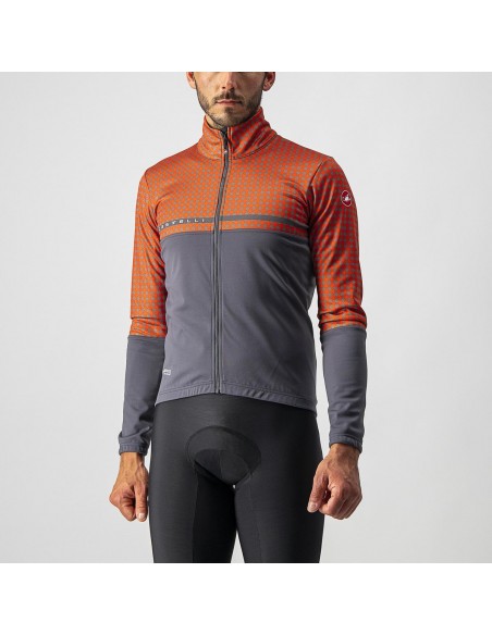 Chaqueta Finestre Gr osc/Rj Fiery/Vrd 