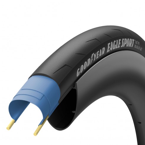 Cubierta Eagle Sport 700x25 Pleg Neg