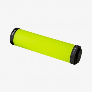 Puños Silicone Touch amarillo flúor y negro