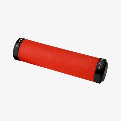 Puños Silicone Touch rojo y negro