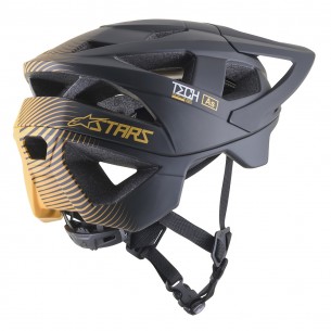 Casco Vector Pro A2 Negro/Mandarina mate 2