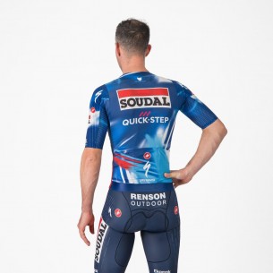 Maillot Aero Race 8S Az/Rj Soudal Quickstep 2025 2