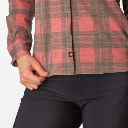 Camisa Unlimited Flannel W Rj mineral/Gr osc