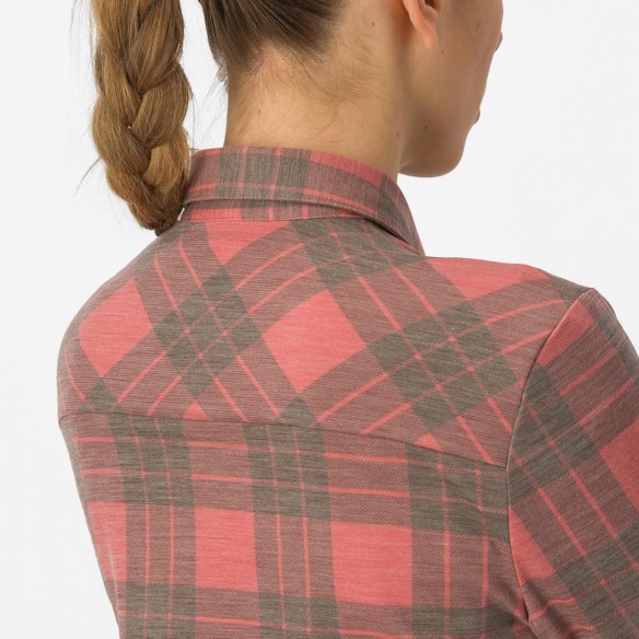 Camisa Unlimited Flannel W Rj mineral/Gr osc