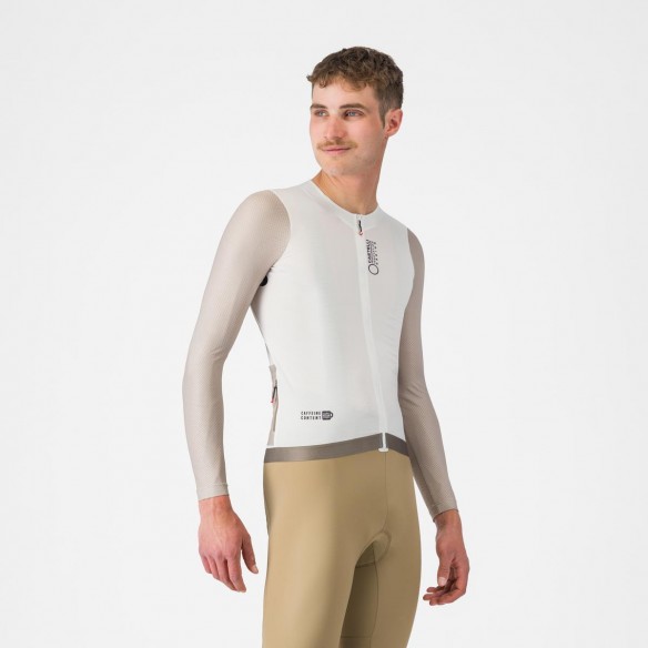 Maillot Corretto m/l Bln Marfil/Neg Clay