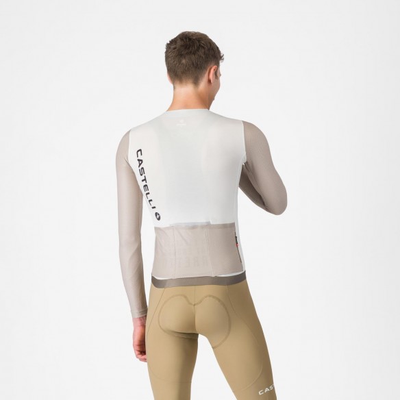 Maillot Corretto m/l Bln Marfil/Neg Clay