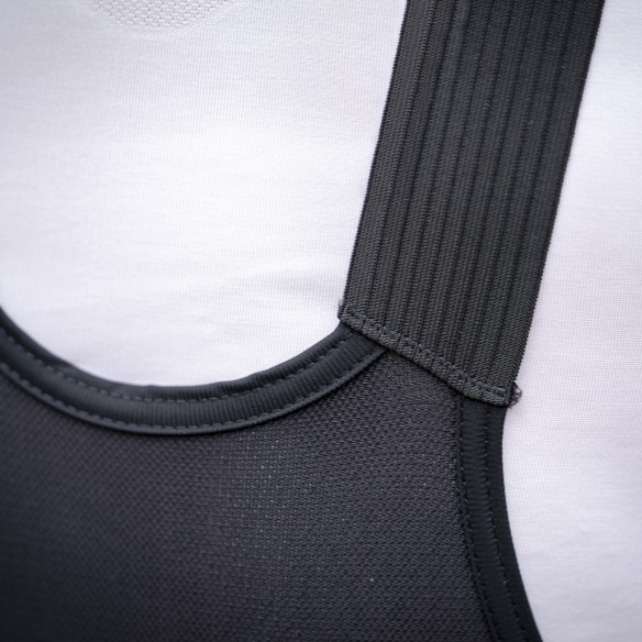 Culotte ciclismo unisex Fury negro y blanco
