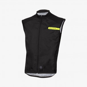 Chaleco ciclismo unisex Electric negro y amarillo flúor