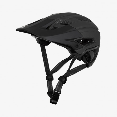 Casco MTB Hey! Negro mate y blanco