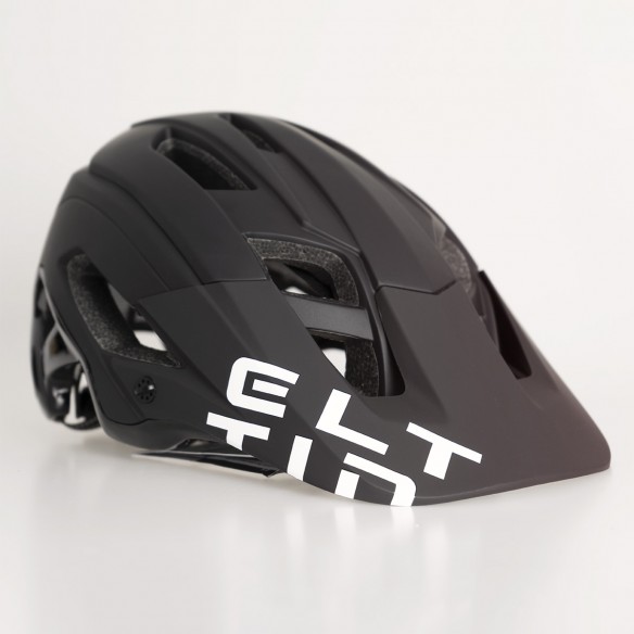 Casco MTB Hey! Negro mate y blanco