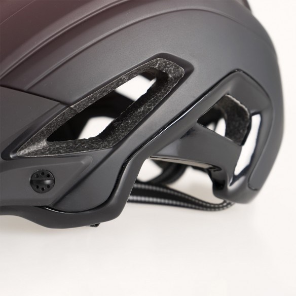 Casco MTB Hey! Negro mate y blanco