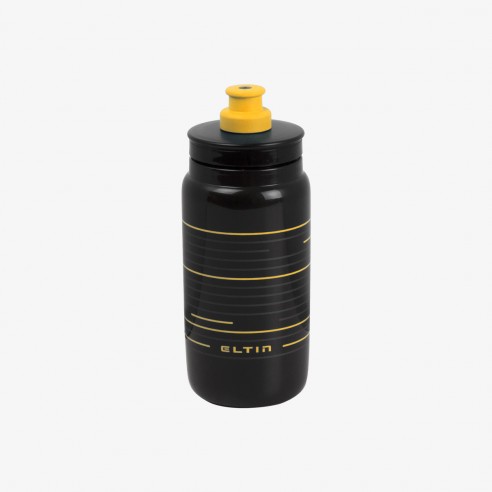 Bidón de ciclismo Pro 550ml negro y amarillo